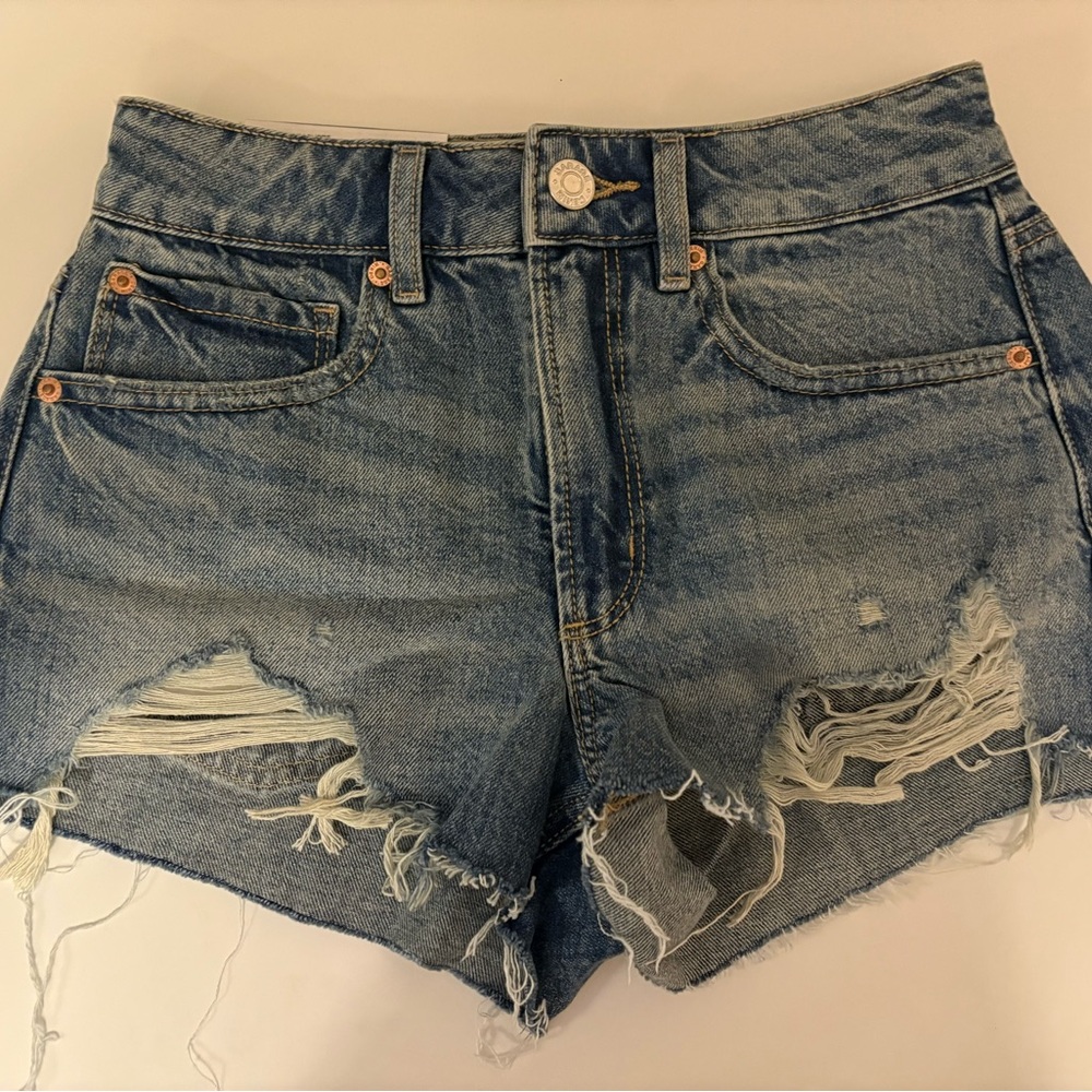 Denim Distressed Women Shorts